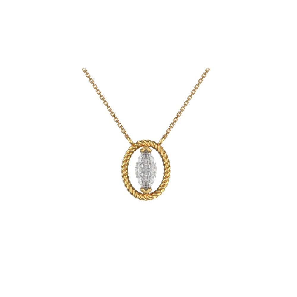 Solitaire Marquise