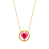 Solitaire Ruby Heart